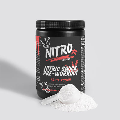 Nitric Shock Pre-Workout Powder (Fruit Punch)